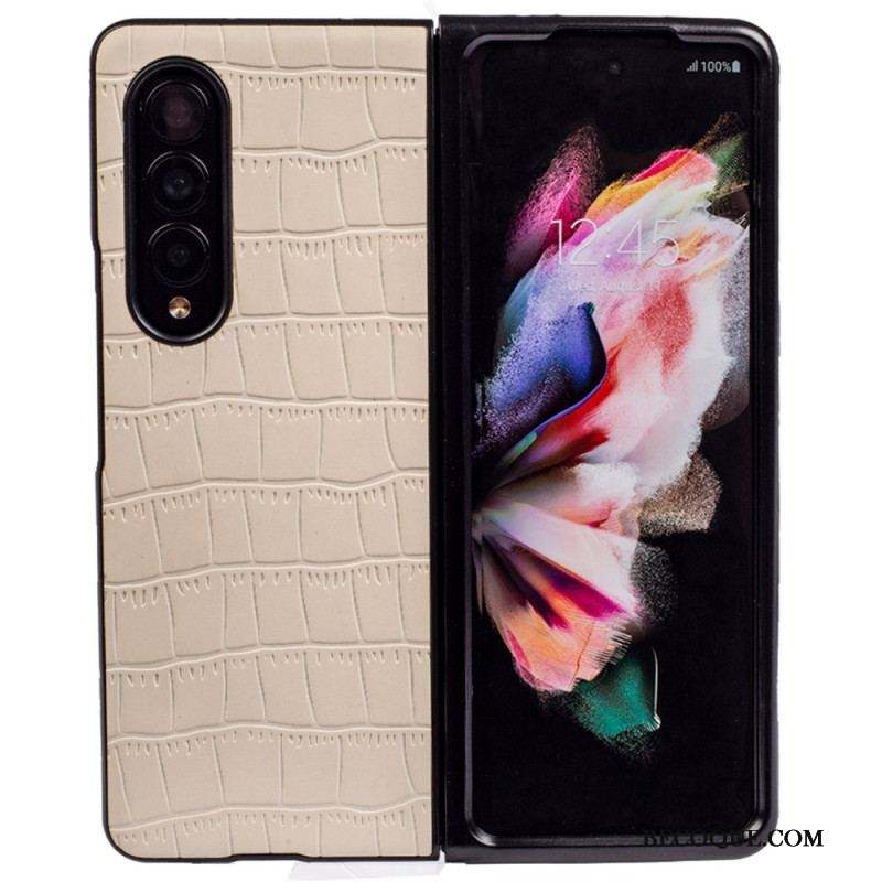 Coque Samsung Galaxy Z Fold 4 Relief Croco