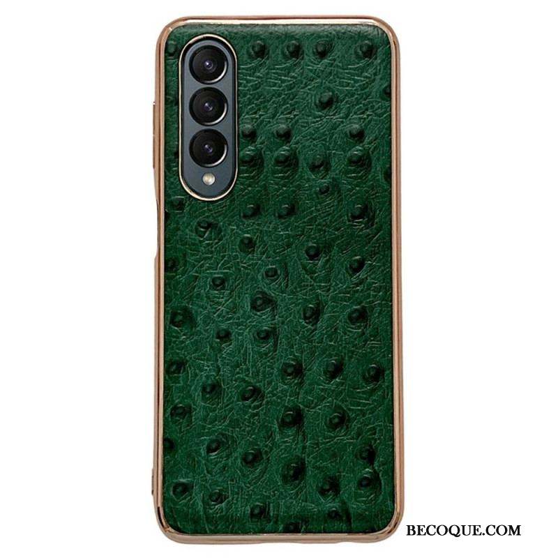 Coque Samsung Galaxy Z Fold 4 Texture Autruche