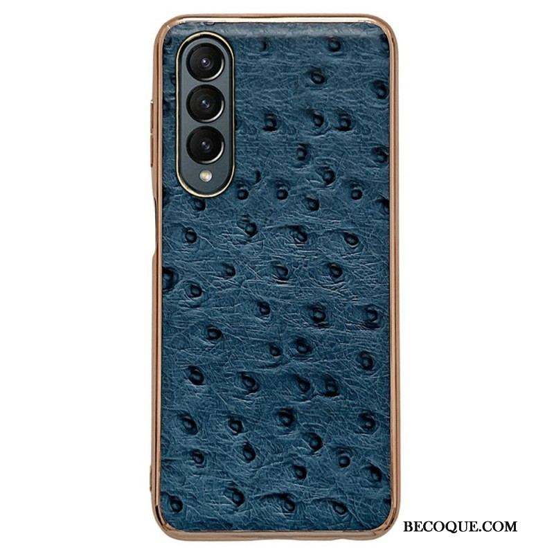 Coque Samsung Galaxy Z Fold 4 Texture Autruche