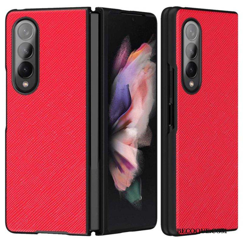 Coque Samsung Galaxy Z Fold 4 Texture Tissée