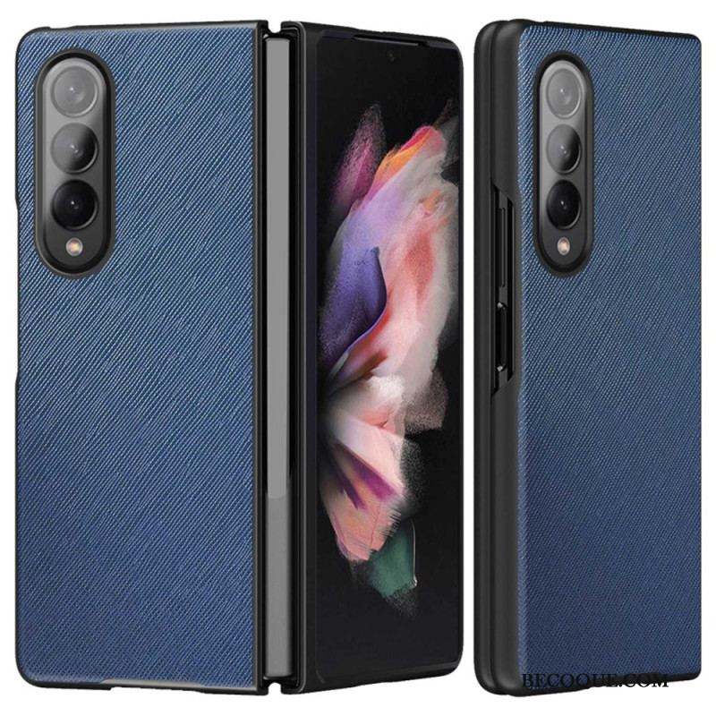 Coque Samsung Galaxy Z Fold 4 Texture Tissée