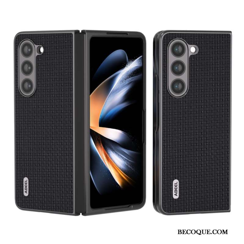 Coque Samsung Galaxy Z Fold 5 Véritable cuir ABEEL