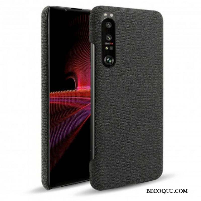 Coque Sony Xperia 1 III Texture Tissu KSQ