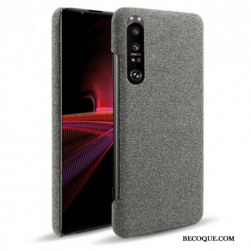 Coque Sony Xperia 1 III Texture Tissu KSQ