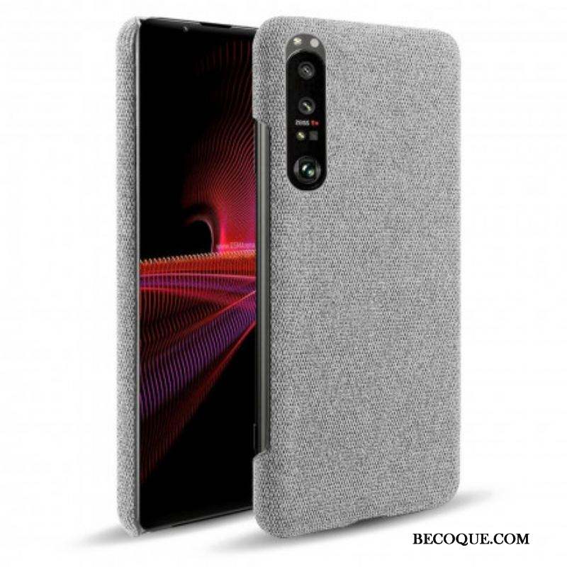 Coque Sony Xperia 1 III Texture Tissu KSQ