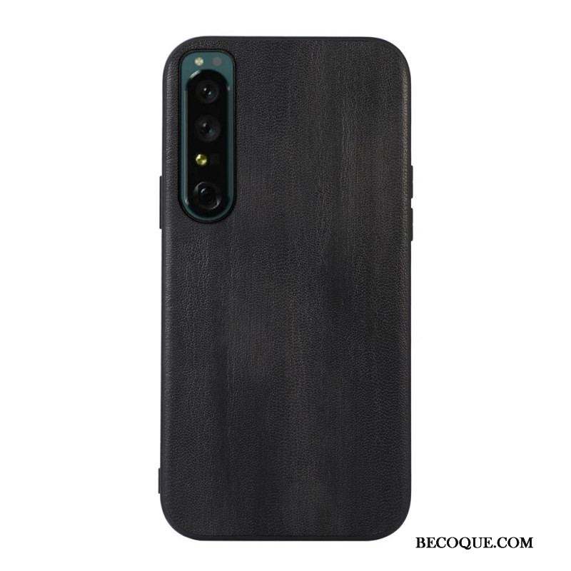 Coque Sony Xperia 1 IV Simili Cuir