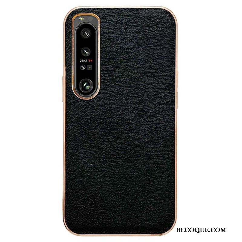 Coque Sony Xperia 1 IV Vrai Cuir