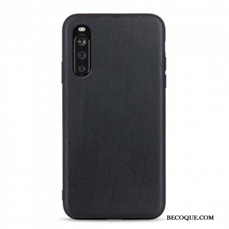 Coque Sony Xperia 10 III Véritable Cuir Business