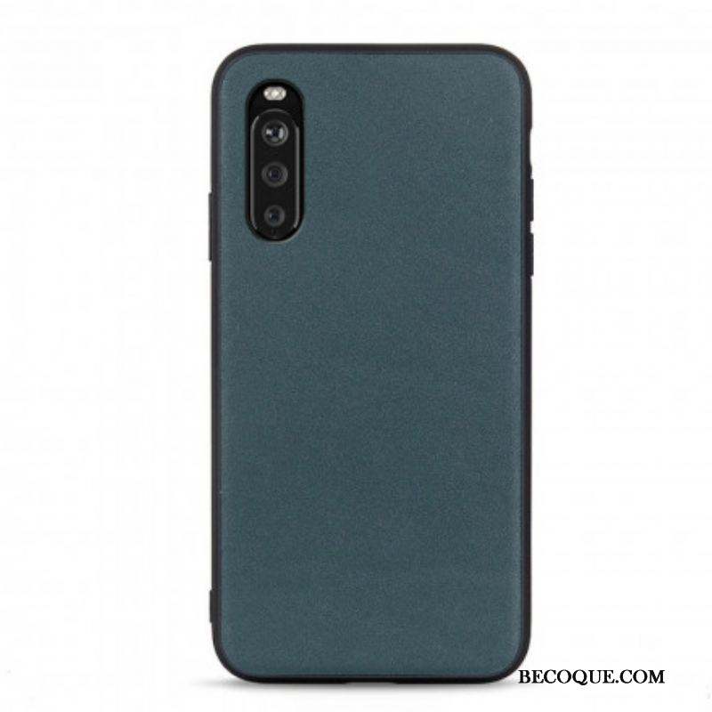 Coque Sony Xperia 10 III Véritable Cuir Business