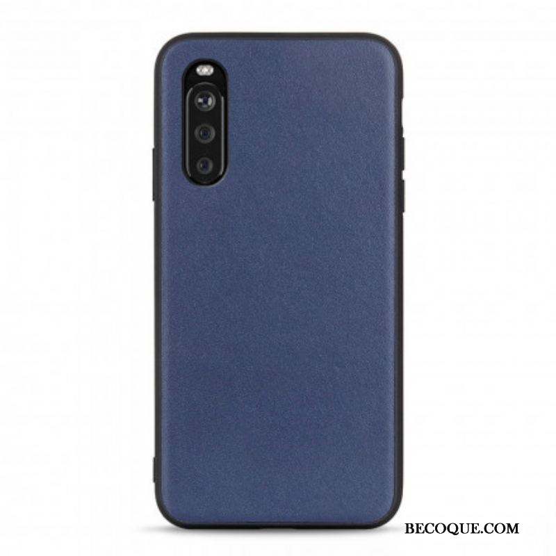 Coque Sony Xperia 10 III Véritable Cuir Business