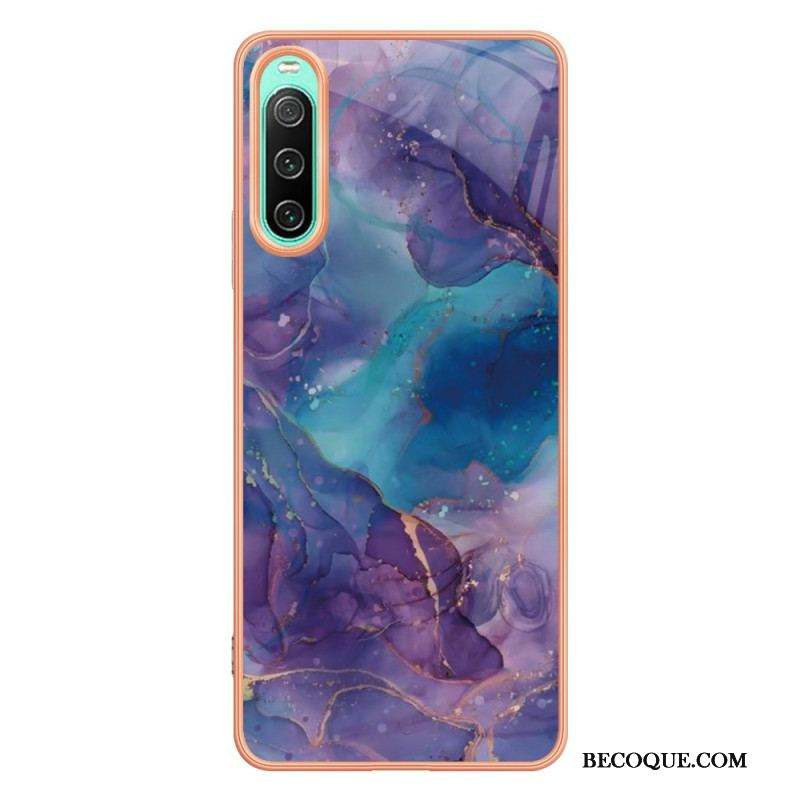 Coque Sony Xperia 10 IV Marbre