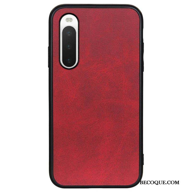 Coque Sony Xperia 10 IV Simili Cuir Texturé