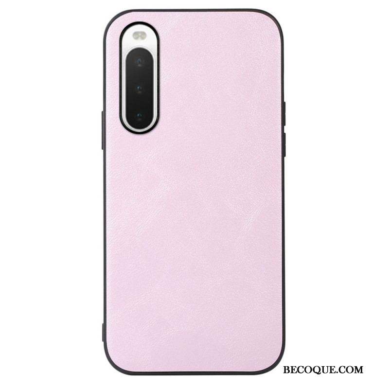 Coque Sony Xperia 10 IV Style Cuir Classy