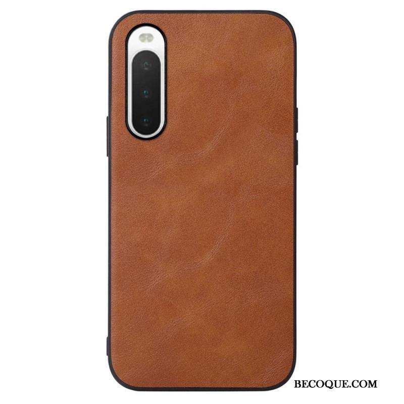 Coque Sony Xperia 10 IV Style Cuir Classy