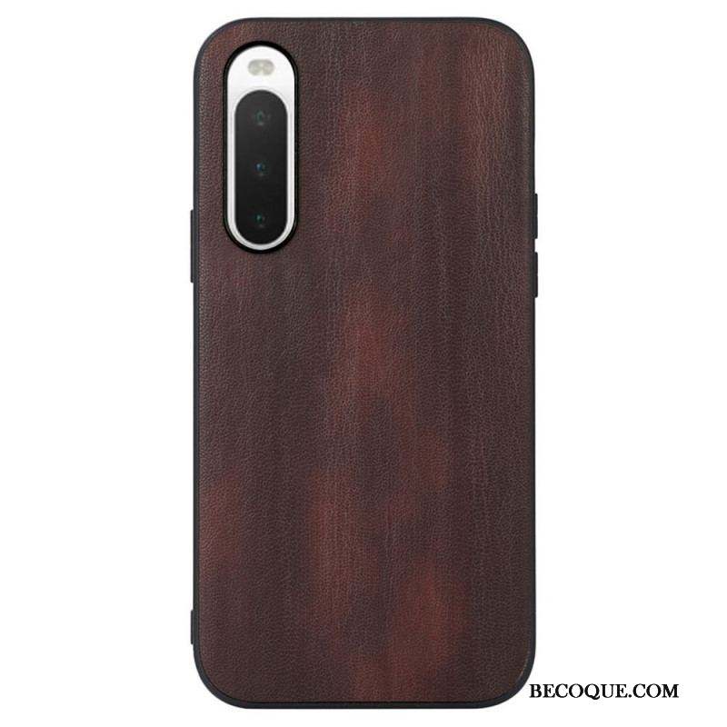 Coque Sony Xperia 10 IV Texture Cuir