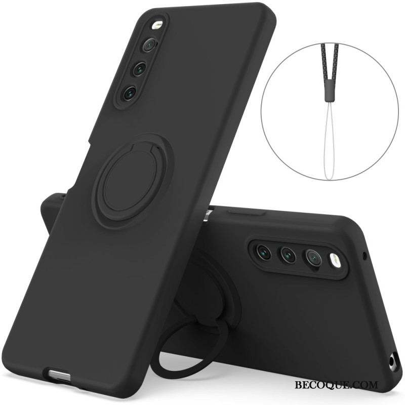 Coque Sony Xperia 10 IV Unie Anneau-Support