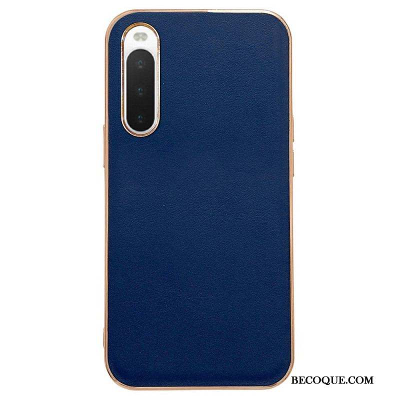 Coque Sony Xperia 10 IV Vrai Cuir