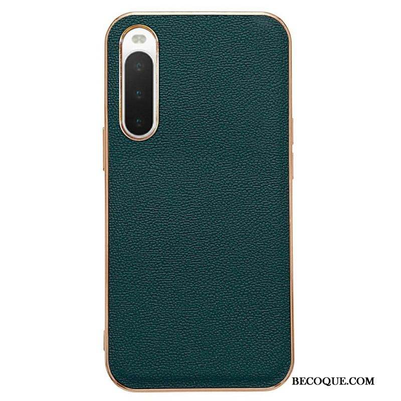 Coque Sony Xperia 10 IV Véritable Cuir Color