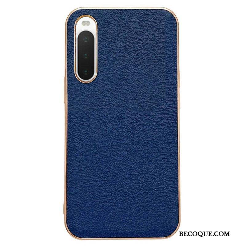 Coque Sony Xperia 10 IV Véritable Cuir Color