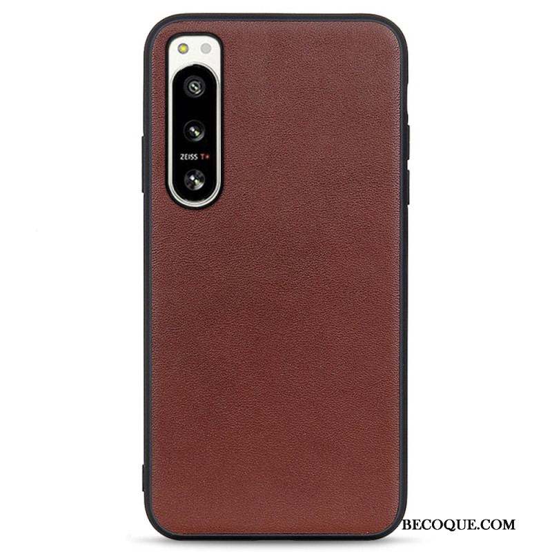 Coque Sony Xperia 5 IV Cuir