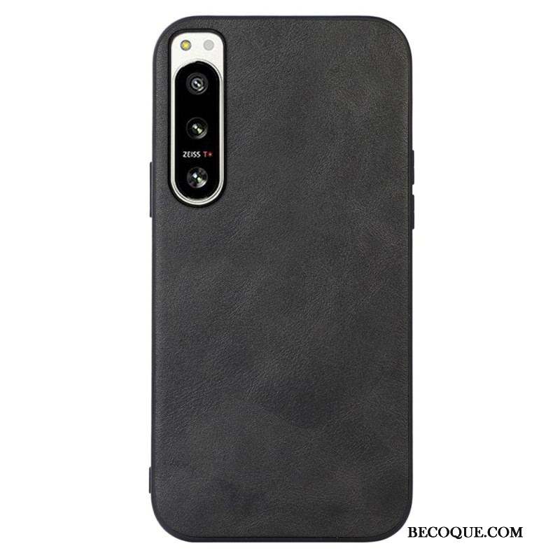 Coque Sony Xperia 5 IV Effet Cuir Look Raffiné