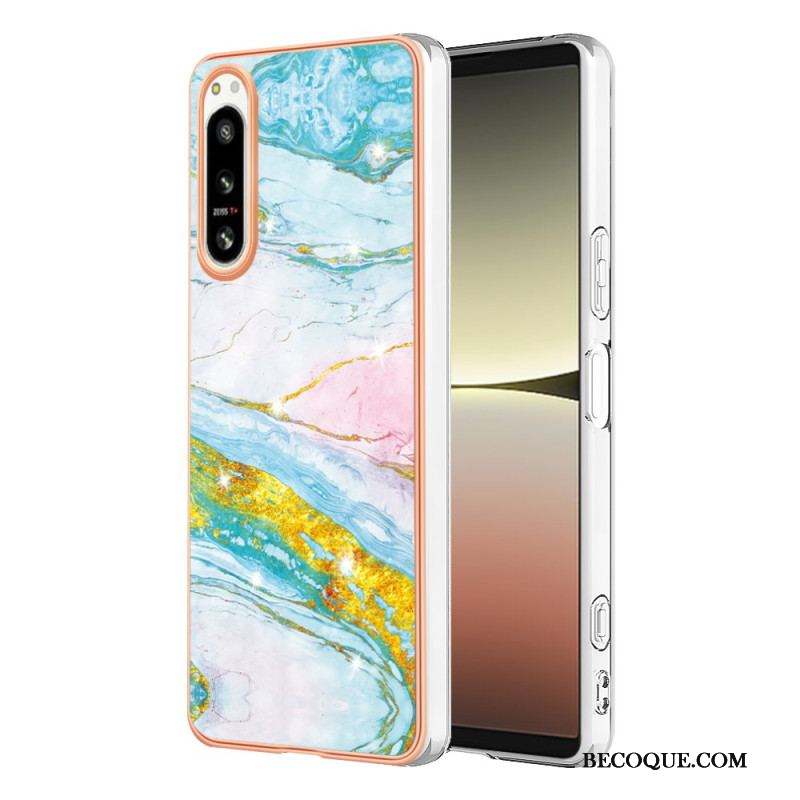 Coque Sony Xperia 5 IV Marbre Coloré