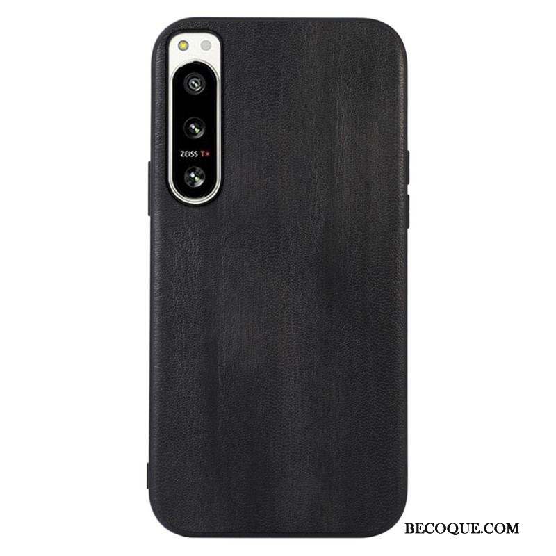 Coque Sony Xperia 5 IV Simili Cuir Texturé