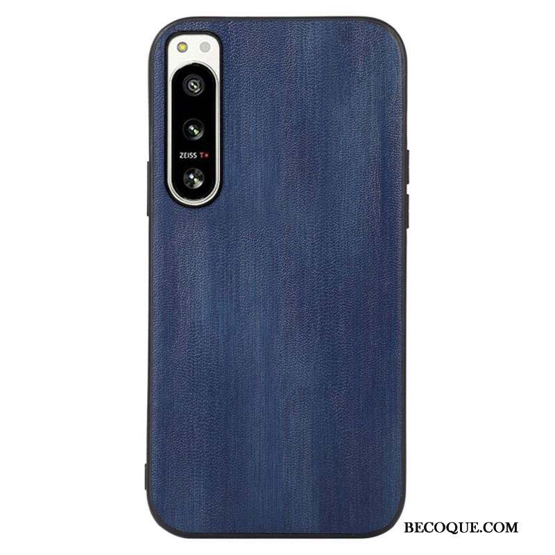 Coque Sony Xperia 5 IV Simili Cuir Texturé