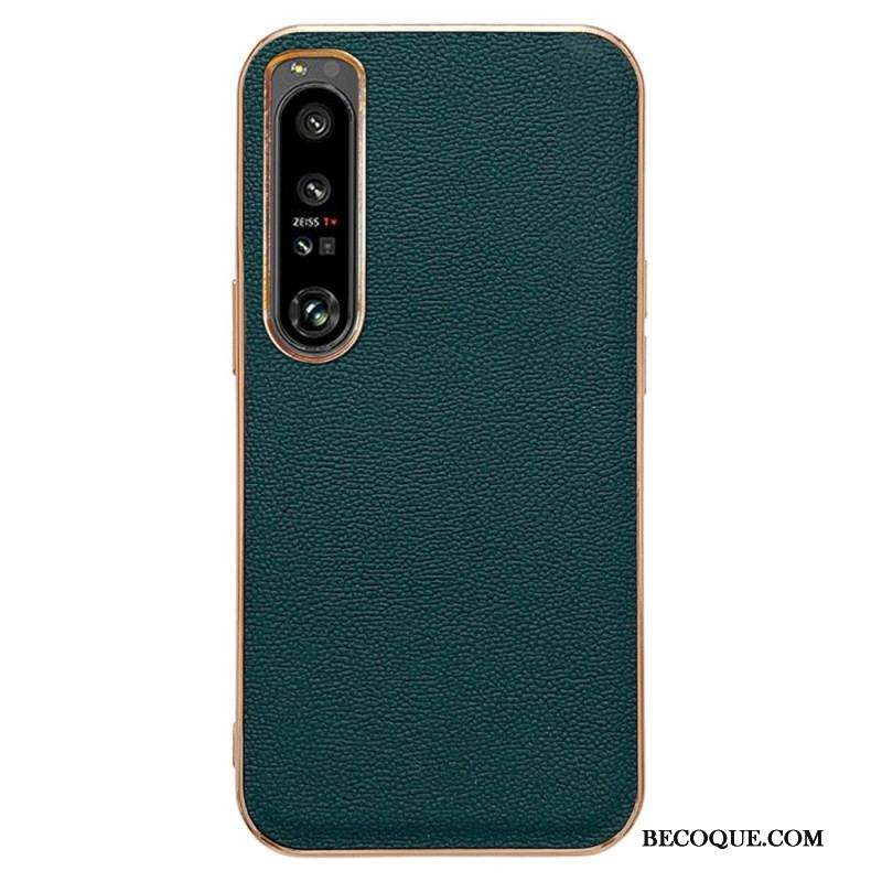 Coque Sony Xperia 5 IV Vrai Cuir