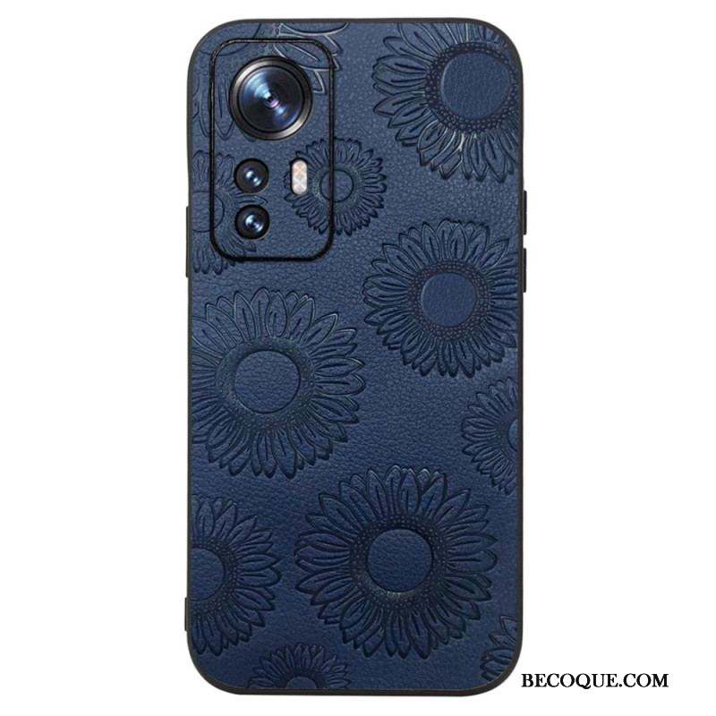 Coque Xiaomi 12 / 12X Simili Cuir Tournesols