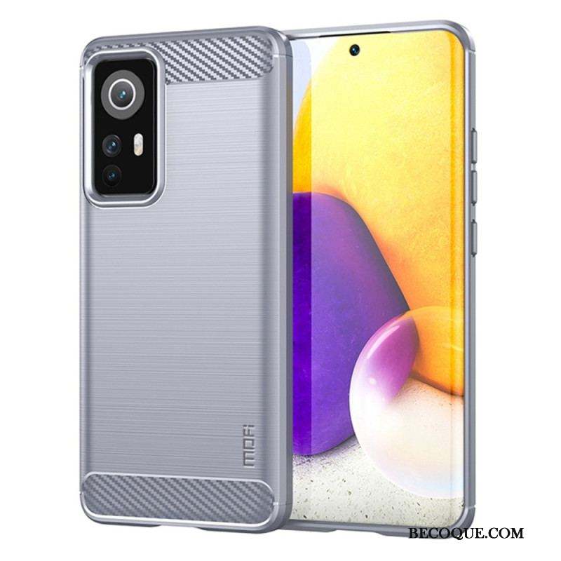 Coque Xiaomi 12 Lite Fibre Carbone Brossée MOFI