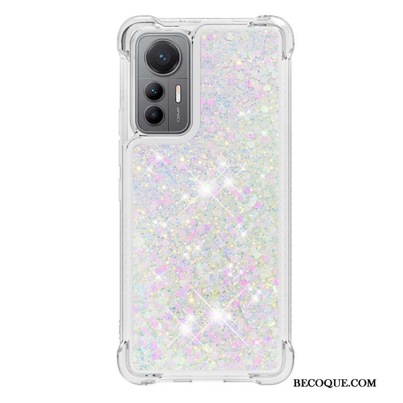 Coque Xiaomi 12 Lite Paillettes Colorées