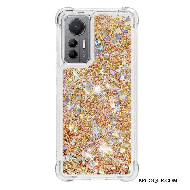 Coque Xiaomi 12 Lite Paillettes Colorées