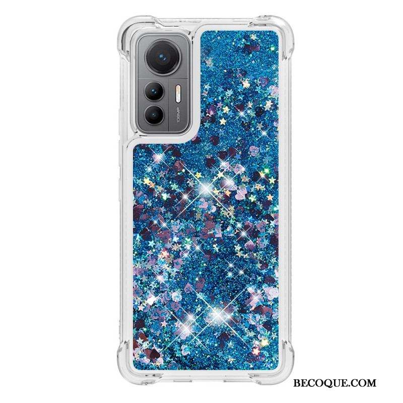 Coque Xiaomi 12 Lite Paillettes Colorées