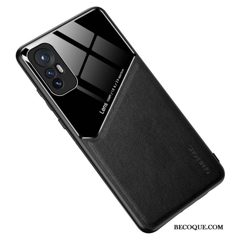 Coque Xiaomi 12 Pro Effet Cuir Magnétique