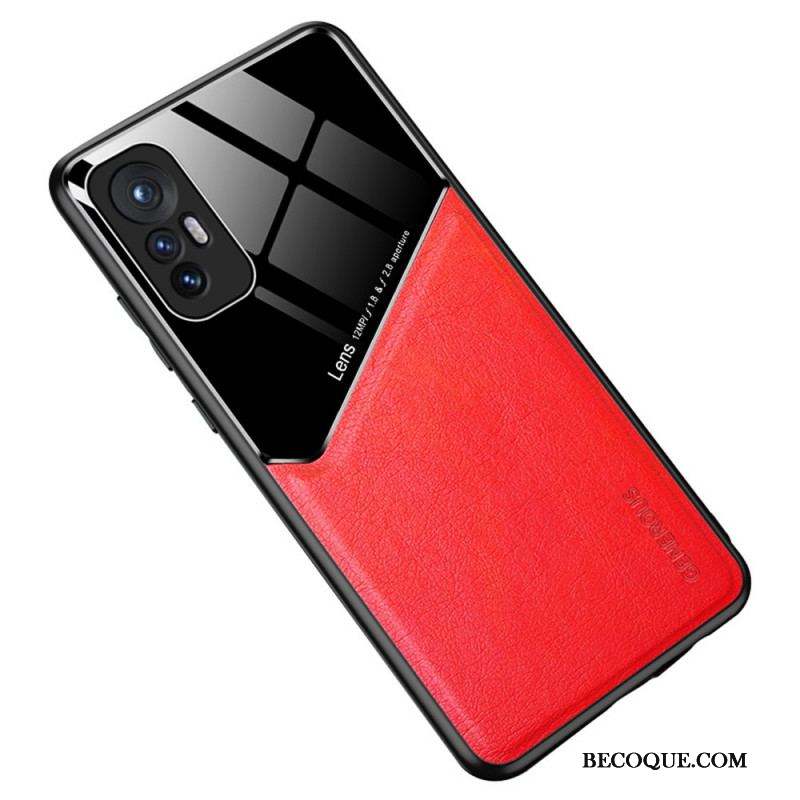 Coque Xiaomi 12 Pro Effet Cuir Magnétique