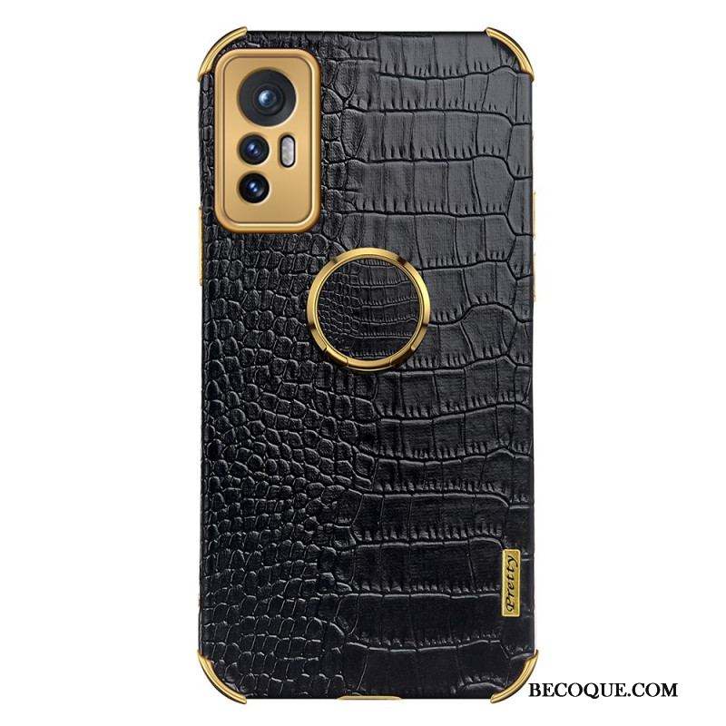 Coque Xiaomi 12 Pro Effet Peau Crocodile