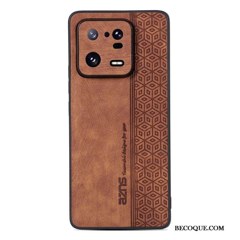 Coque Xiaomi 13 Effet Cuir AZNS