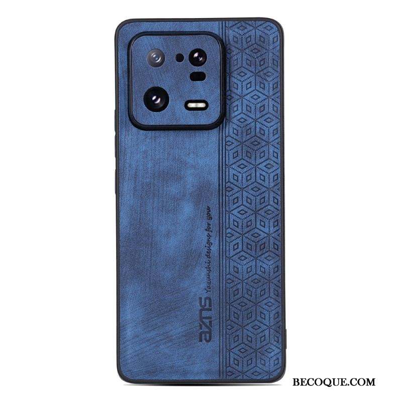 Coque Xiaomi 13 Effet Cuir AZNS