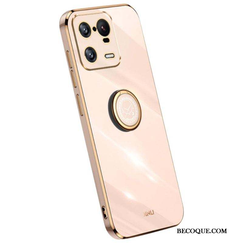 Coque Xiaomi 13 Pro Effet Métal Anneau-Support XINLI