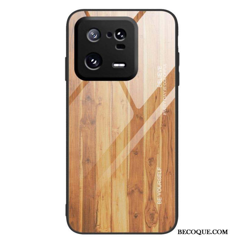 Coque Xiaomi 13 Pro Verre Trempé Design Bois