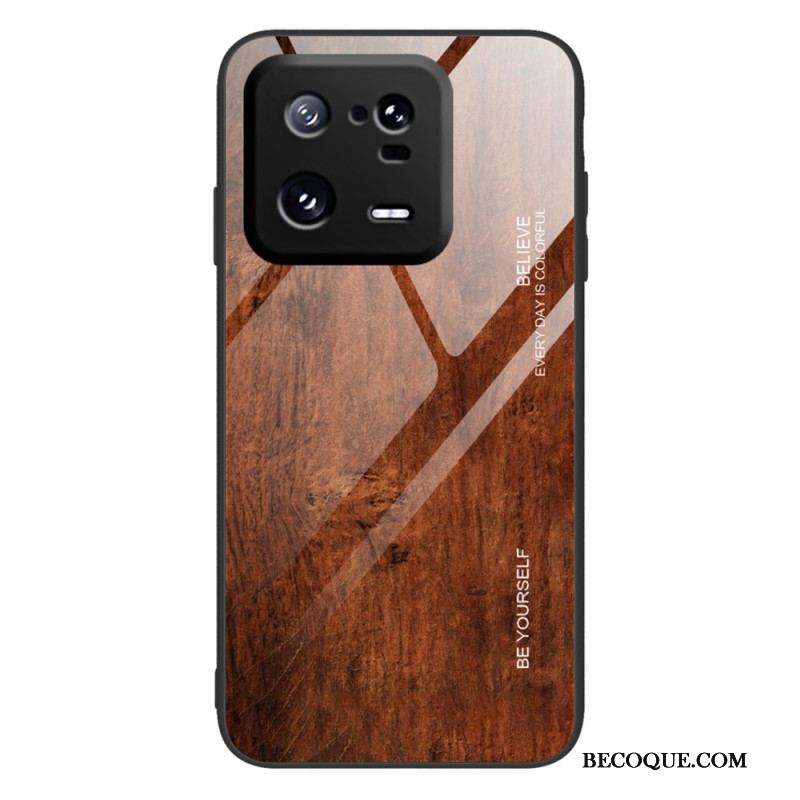 Coque Xiaomi 13 Pro Verre Trempé Design Bois