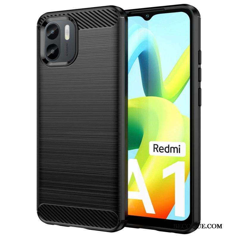 Coque Xiaomi Redmi A1 Fibre Carbone Brossée