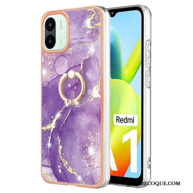 Coque Xiaomi Redmi A1 Marbre avec Anneau-Support