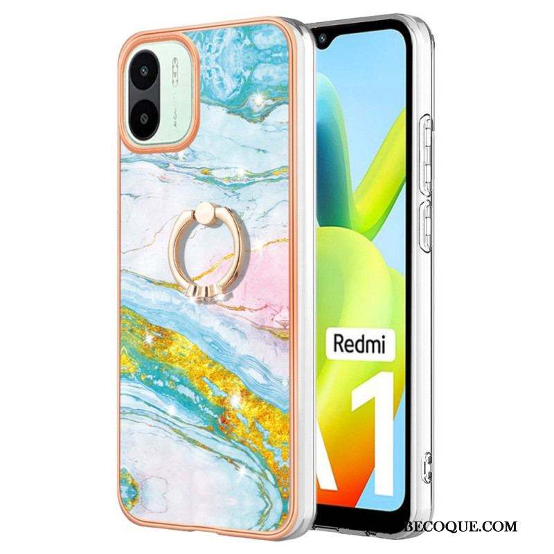 Coque Xiaomi Redmi A1 Marbre avec Anneau-Support