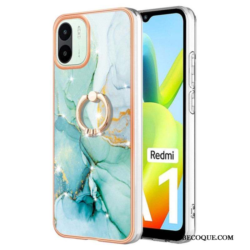 Coque Xiaomi Redmi A1 Marbre avec Anneau-Support