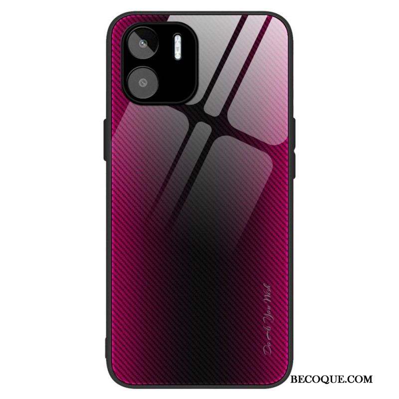 Coque Xiaomi Redmi A1 Verre Trempé Fibre Carbone Classique