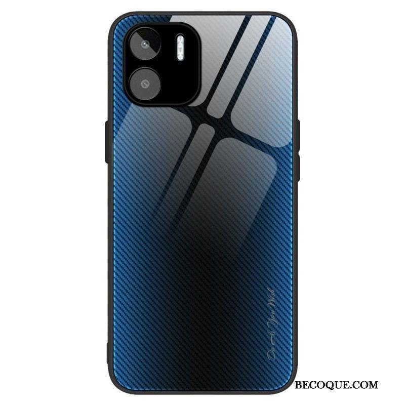 Coque Xiaomi Redmi A1 Verre Trempé Fibre Carbone Classique