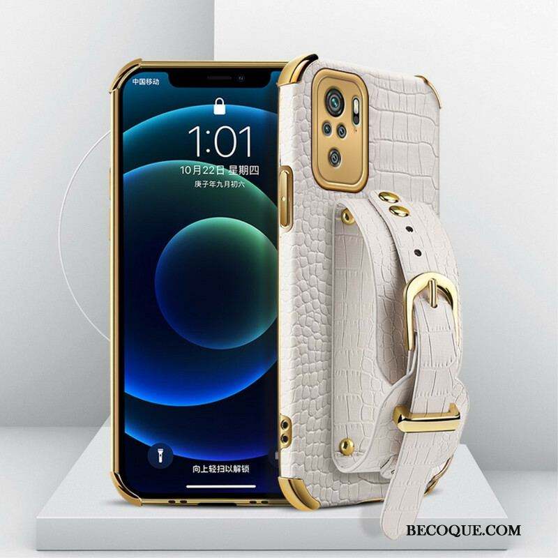 Coque Xiaomi Redmi Note 10/10S/Poco M5s Croco Bracelet