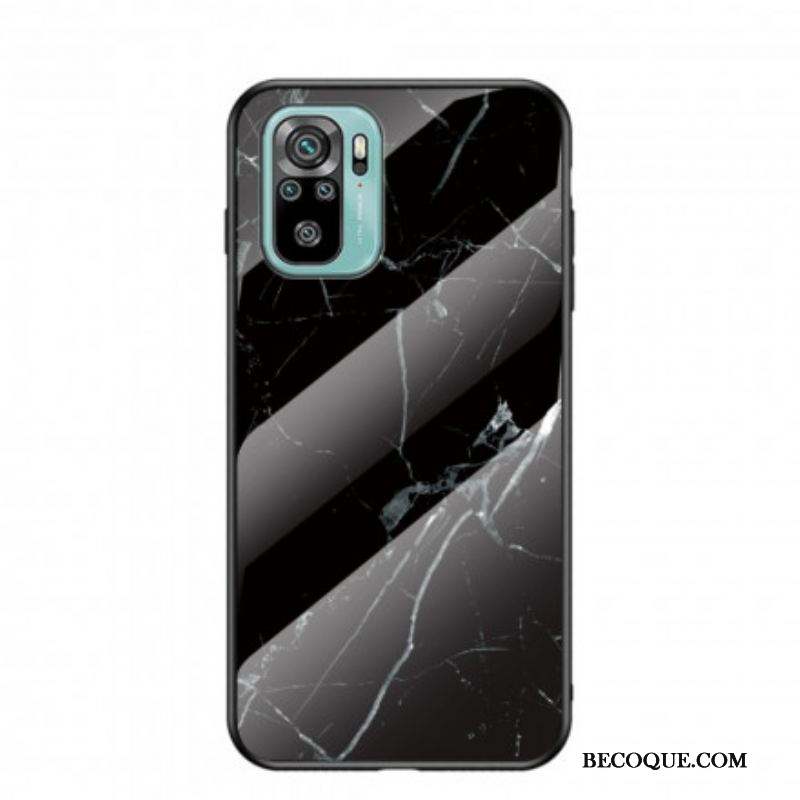 Coque Xiaomi Redmi Note 10/10S/Poco M5s Verre Trempé Marble Colors